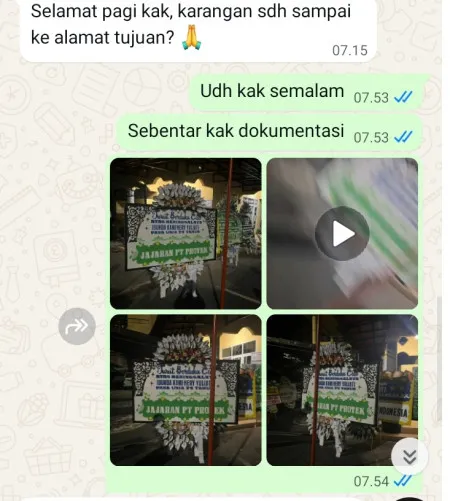 Pengiriman Papan Bunga Selamat Balai Rakyat Depok