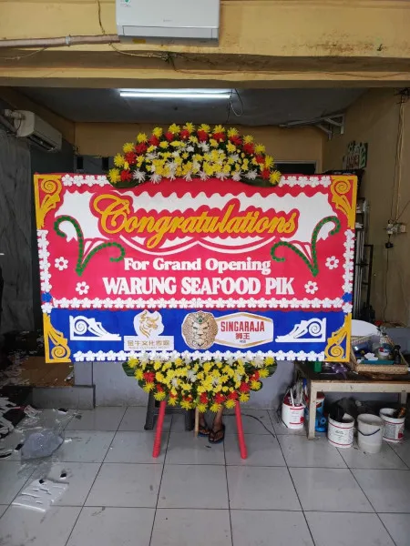 Papan Bunga Ucapan Selamat Balai Rakyat Depok